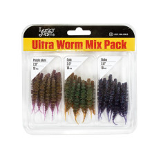 Lucky John Pro Series ULTRA WORM Mix Pack 2.0in MIX1, 30шт.