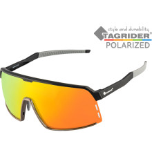 Очки поляризационные Tagrider N34-45 Gold Red Mirror в чехле