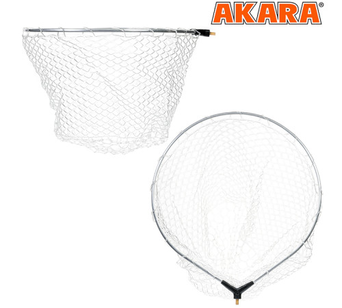 Голова подсачека Akara PF G-2 50х48 см (силиконовая сетка)