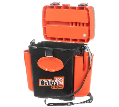 Ящик рыболовный зимний Helios Fishbox 10л (оранжевый)