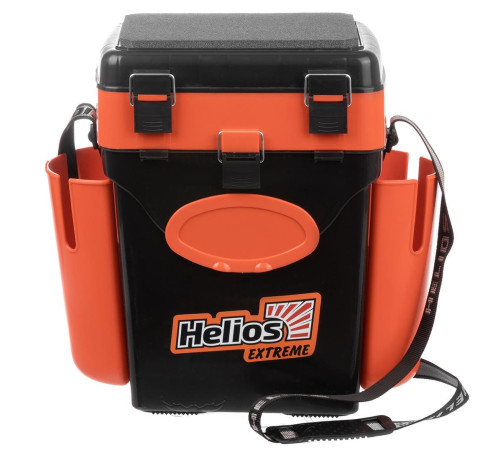 Ящик рыболовный зимний Helios Fishbox 10л (оранжевый)