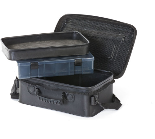 Сумка рыболовная с коробкой и лотком Lucky John EVA LURE BAG 400х225х140