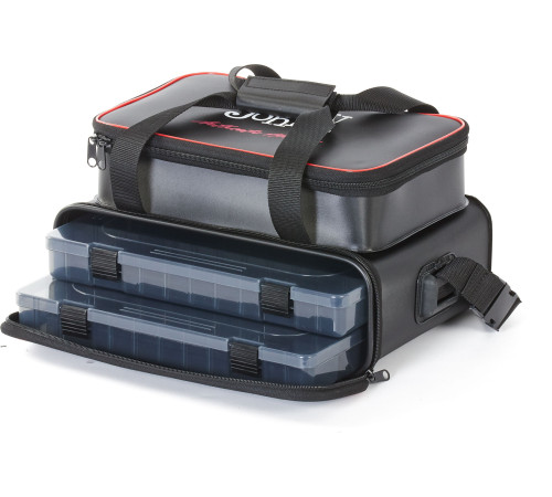 Сумка рыболовная с коробками Lucky John EVA LURE BAG 380х250х190