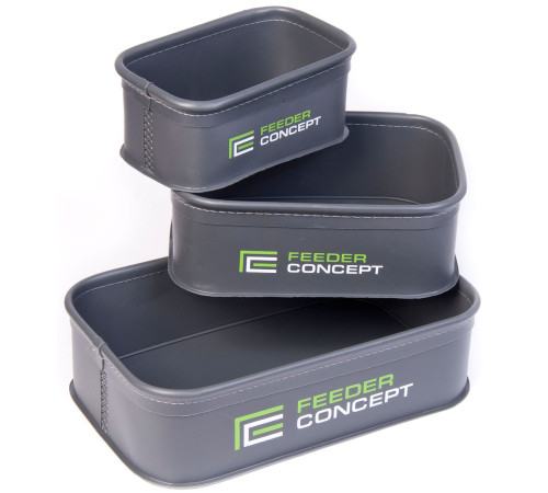 Набор емкостей для прикормки и насадки Feeder Concept EVA 3 BOX SET