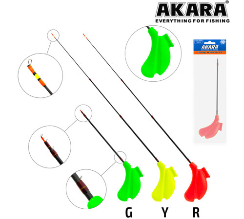 Зимняя удочка Akara Master Jig HLTC-3-R, тест: 1.5-7, 46 см
