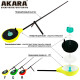 Зимняя удочка Akara Melody RBU-R тест: 1-7, 24 см