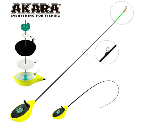 Зимняя удочка Akara Finezza RBS-Y тест: 1-4, 39.5 см