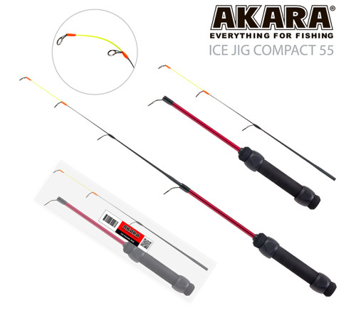 Зимняя удочка Akara Ice Jig Compact тест: 3-7, 55 см