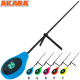 Зимняя удочка Akara SP-P, тест: 0.5-6, длина 24 см