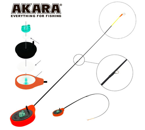 Зимняя удочка Akara Finezza SPS-R тест: 1-4, 40 см