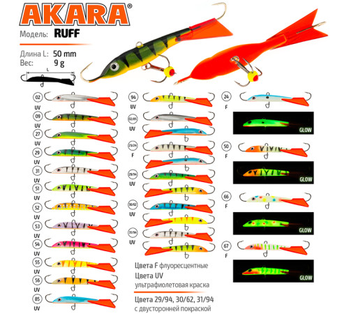 Балансир Akara Ruff 50, 9 г