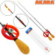 Зимняя удочка Akara Leader HFTC-1C-R, тест: 2-8, 45 см