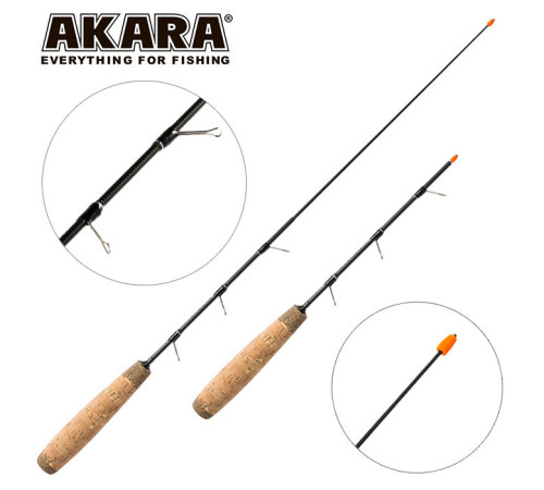 Зимняя удочка Akara Erion Ice M, тест: 2-12, 65 см