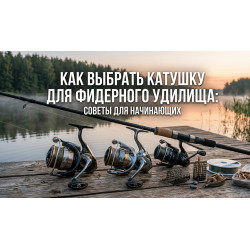 Как выбрать катушку для фидерного удилища: советы для начинающих
