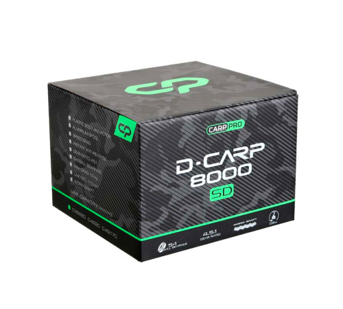 Безынерционная катушка Carp Pro D-Carp 8000SD