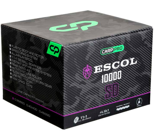 Безынерционная катушка Carp Pro Escol 10000SD
