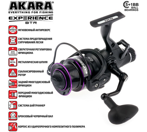 Катушка безынерционная Akara Experience BTR 5000