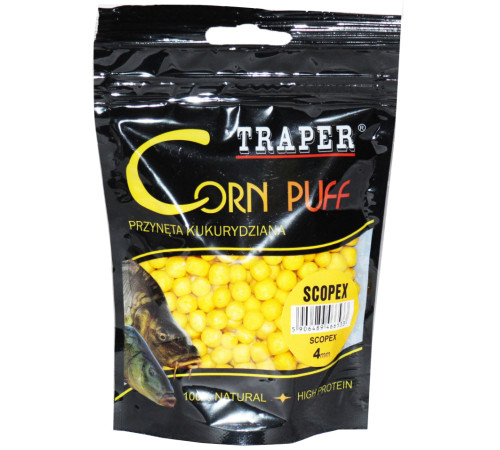 Насадка Traper Corn Puff Scopex (Универсальный сладкий, 4 мм)