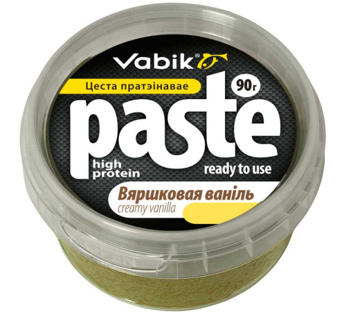 Приманка Vabik Paste тесто протеиновое Сливочная Ваниль 90г