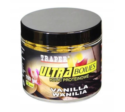 Бойлы Traper Ultra Boilies Wanillia 12mm (ваниль, 100г)