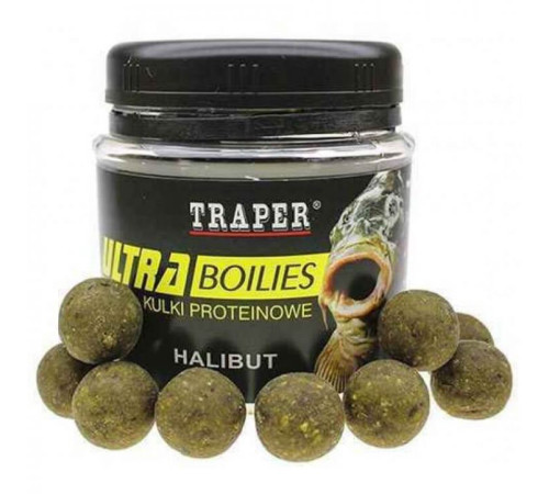 Бойлы Traper Ultra Boilies Halibut 16mm (палтус, 100г)