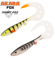 Силиконовые приманки Akara Fox Target Pike 190 мм,  цвет #2, 2 шт.