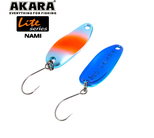 Блесна колеблющаяся Akara Lite Series Nami (2 гр) цвет BLU-17