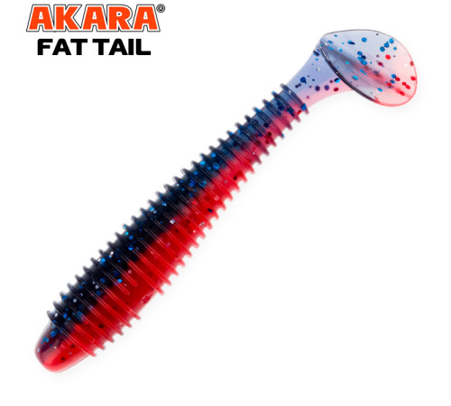 Силиконовые приманки Akara Fat Tail 96 мм,  цвет #469, 4 шт.