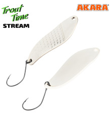 Блесна колеблющаяся Akara Trout Time Stream 45 (5,5 гр) цвет Sil