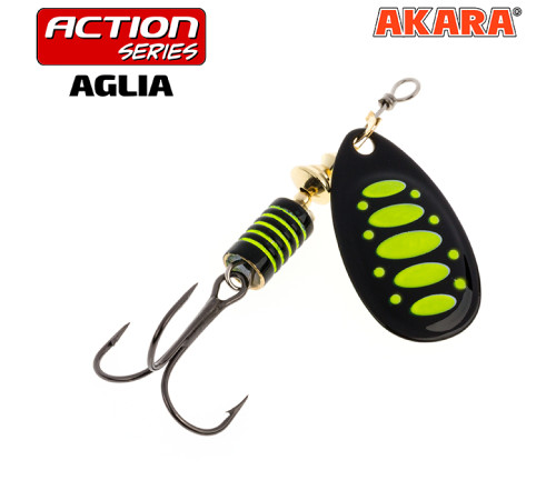 Блесна вертушка Akara Action Series Aglia №00 ( 1.5 гр) цвет A34