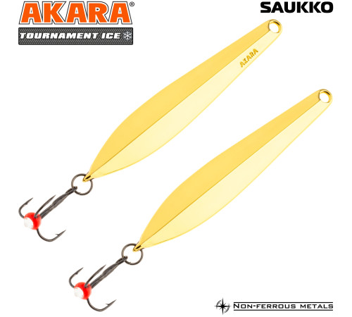 Блесна зимняя Akara Tournament Ice Saukko, 2,5 гр цвет Go