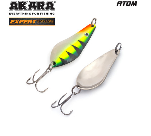 Блесна колеблющаяся Akara Атом Expert 65 (14 гр) цвет 18/SIL