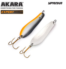 Блесна колеблющаяся Akara Expert Уралка 85 (19 гр) цвет 2/SIL
