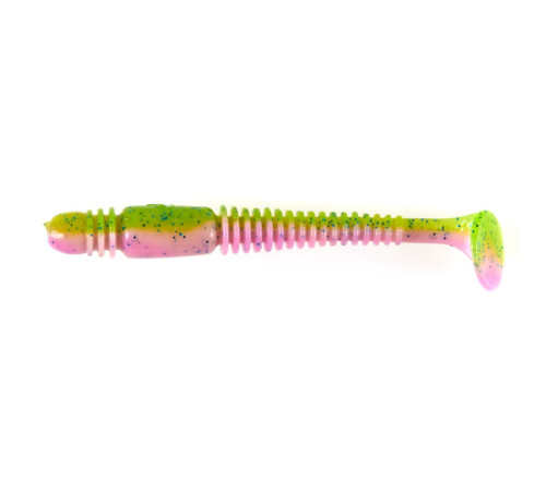 Силиконовые приманки Lucky John Pro Series TIOGA 2.9in T92, 7шт, виброхвост