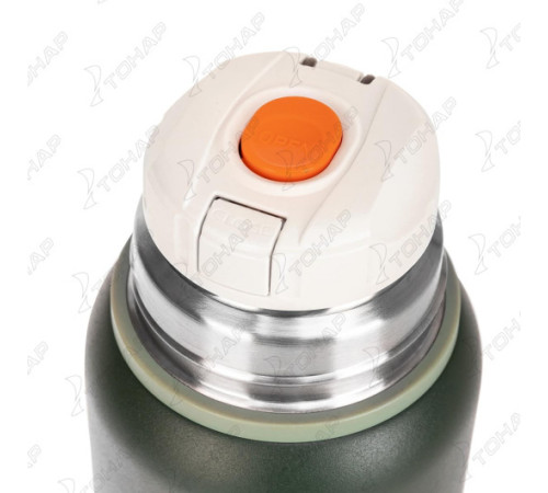 Термос (T-KD-7030-0.9) 900ML хаки (пробка-ситечко, крышка-кружка, ремешок) TONAR