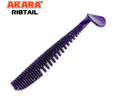Силиконовые приманки Akara Ribtail 60 мм,  цвет #X040, 6 шт.