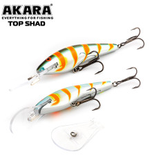 Воблер для троллинга Akara Top Shad 105 F (цвет A106)
