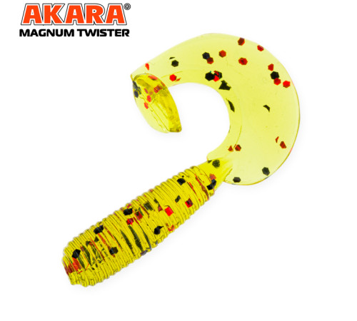 Силиконовые приманки Akara Magnum Twister 20 мм, цвет #K002, 8 шт.