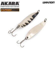 Блесна колеблющаяся Akara Expert Циклоп 75 (13 гр) цвет 13/SIL
