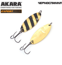 Блесна колеблющаяся Akara Expert Черноспинка 65 (15 гр) цвет 14/GO