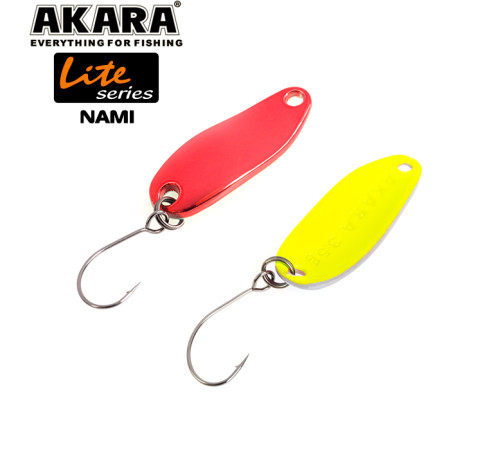 Блесна колеблющаяся Akara Lite Series Nami (2 гр) цвет Red-1