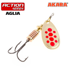 Блесна вертушка Akara Action Series Aglia №2 (5 гр) цвет A04