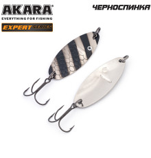 Блесна колеблющаяся Akara Expert Черноспинка 65 (15 гр) цвет 14/SIL