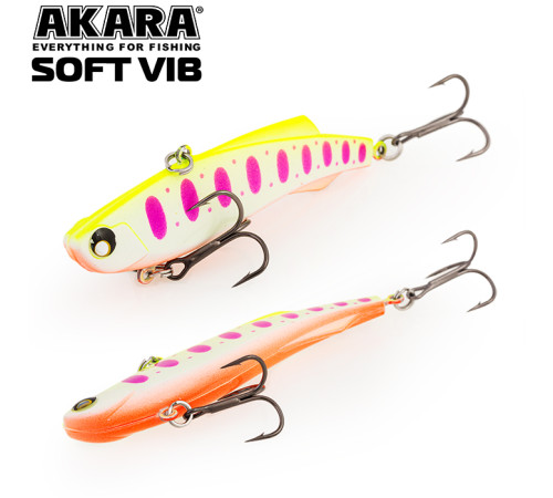 Воблер раттлин Akara Soft Vib 75 S (цвет A193)