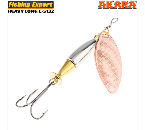 Блесна вертушка Akara Heavy Long (24 гр) цвет Cu153