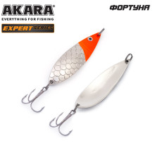 Блесна колеблющаяся Akara Expert Фортуна 80 (24 гр) цвет 3/Sil