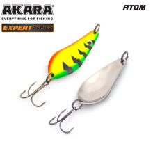 Блесна колеблющаяся Akara Атом Expert 65 (14 гр) цвет 8/SIL