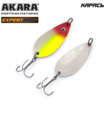 Блесна колеблющаяся Akara Expert Карась 65 (18 гр) цвет 12/SIL