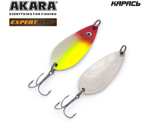 Блесна колеблющаяся Akara Expert Карась 65 (18 гр) цвет 12/SIL