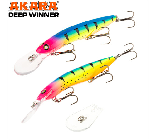 Воблер для троллинга Akara Deep Winner 125 F (цвет A124)